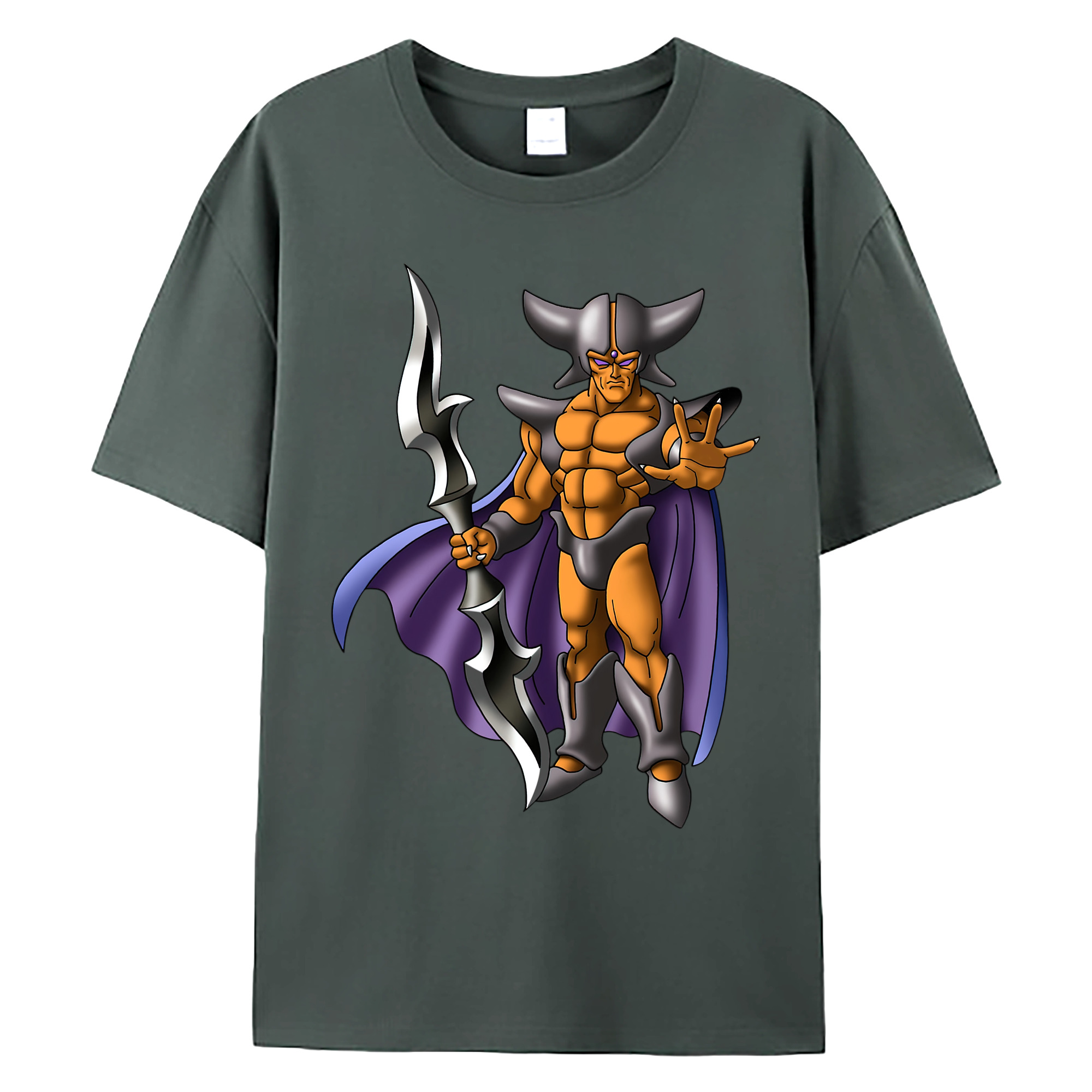 （画像用） ドラゴンクエスト Doragon Kuesuto Dragon Quest 綿100％ メンズ半袖Tシャツ｜肌触りやわらか＆通気性